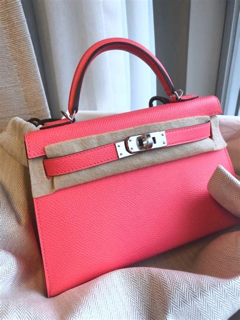 hermes kelly crie rose azalee|hermes mini kelly colors.